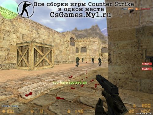 Скриншот из игры cs 1.6 original